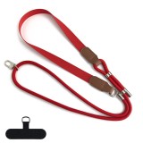Asteroid GSM - UrbanLoop (TLN10R) - Neck/Crossbody Wear, for Phone Cases, 100cm-140cm Length Adjustmen, Nylon + PU - Red