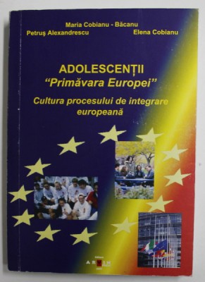 ADOLESCENTII &amp;#039;&amp;#039; PRIMAVARA EUROPEI &amp;#039;&amp;#039; - CULTURA PROCESULUI DE INTEGRARE EUROPEANA de MARIA CIOBANU - BACANU ...ELENA CIOBANU , 2004 foto