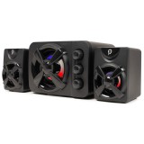 BOXE SPACER Gaming 2.1, RMS: 11W (2 x 3W + 5W), control volum, bass si inalte, subwoofer lemn MDF, 3 x LED, USB power, black, &quot;SPB-THUNDER&quot; (timbru ve