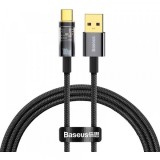 Cablu Date si Incarcare USB-A - USB-C Baseus Explorer, 100W, 2m, Negru CATS000301