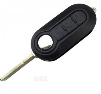 Carcasa cheie pentru Topautochei&amp;reg; pentru Fiat 500 Panda Punto Bravo Ducato cu 3 butoane foto
