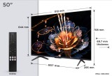 Mini LED TV 4K 50&#039;&#039;(126 cm) TCL 50C61KS