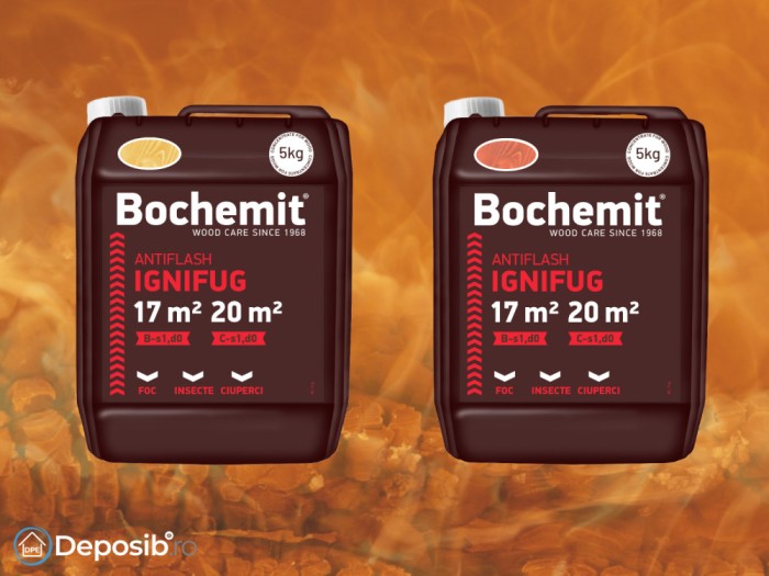 Bochemit Tratament Lemn, ignifugare,cu protectie insecte/ciuperci