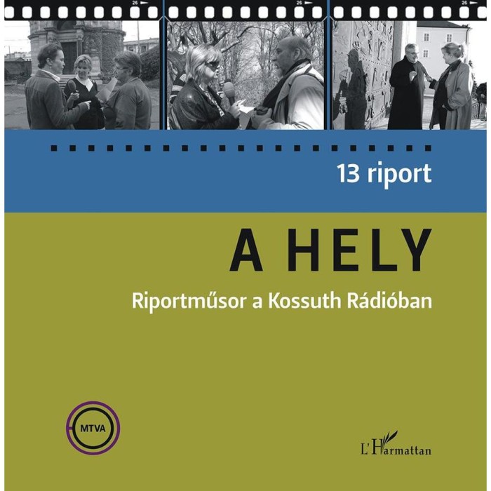 A hely. 13 riport &ndash; Riportműsor a Kossuth R&aacute;di&oacute;ban - Farkas Erika