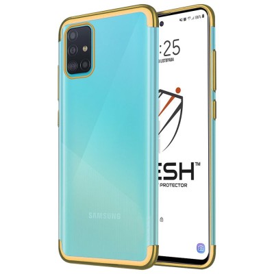 Husa SAMSUNG Galaxy A71 - Plating Soft (Auriu) foto