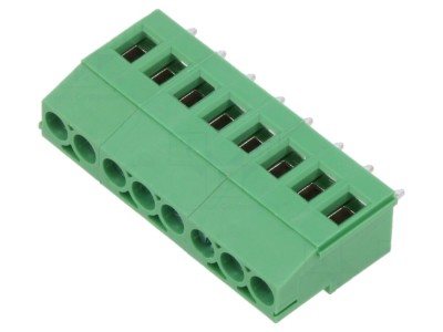 Conector regletă PCB unghiular 20A, 5mm foto