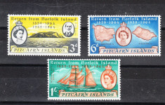 Colonii engleze, ins. Pitcairn, 1961, QE II, MNH foto