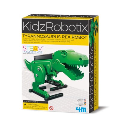 Kit constructie robot T-Rex, Tyrannosaurus Rex Robot, KidzRobotix, 4M foto