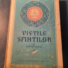 Vietile sfintilor pe septembrie 1991