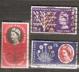 Marea Britanie &ndash; Lot 3 timbre Post Office Savings Bank, Regina Elisabeta a II-a, 1961, ștampilate -A80