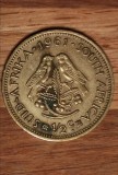 Africa de sud - moneda de colectie superba - 1/2 cent 1961 brass - Jan van Riebeeck