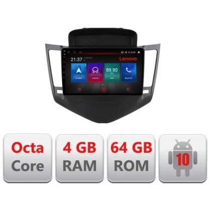 Navigatie Chevrolet Cruze 2009- E-045 Octa Core cu Android Radio Bluetooth Internet GPS WIFI DSP 4+64GB 4G CarStore Technology