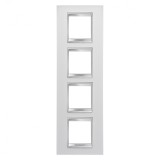 Rama Ornament 4P verticala LUX Gewiss Chorus alb GW16229TB