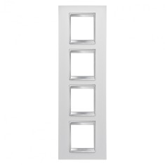 Rama Ornament 4P verticala LUX Gewiss Chorus alb GW16229TB