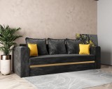 Canapea Rebeca neagra