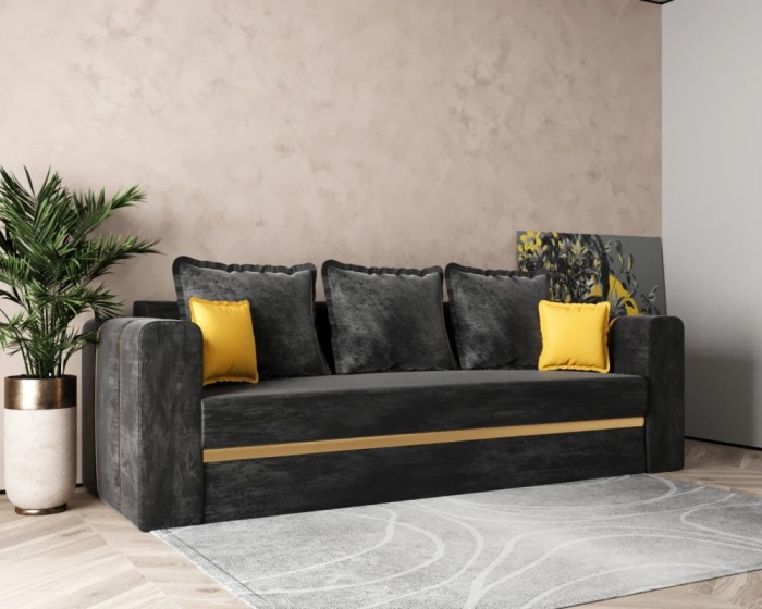 Canapea Rebeca neagra