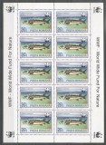 Romania 1994 WWF Fishes 280L perf. sheetlet MNH S.705, Nestampilat