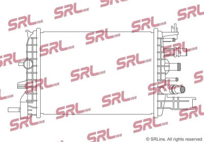 Radiator Dacia Dokker, Duster, Lodgy, Logan, Sandero, motor: 1.5 dci, radiator temperatura joasa; intrare/iesire conectare rapida, 281x208x52, foto