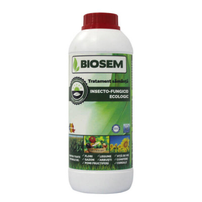 Biosem 1L insecticid/ fungicid/ tratament samanta bio BHS (cereale, porumb, floarea soarelui, fasole, mazare) foto