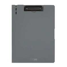 Clipboard Strigo Vertical A4 cu Suport Stilou, Gri