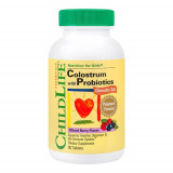 Colostrum with Probiotics, 90tablete masticabile, ChildLife, Childlife Essentials
