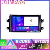 Navigatie Suzuki SX4 2006 2013 KIT 124 EDOTEC-LITE Android Ecran 720P Octa Core 8 128 Carplay CarStore Technology