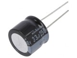 Condensator electrolitic THT 33uF 250V 18x15mm