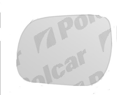 Geam oglinda Toyota RAV4 (Xa2) 06.2000-12.2005 Partea Dreapta Crom Convex Fara Incalzire foto