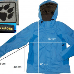 Geaca JACK WOLFSKIN TEXAPORE, ventilatii ca noua (dama S/M) cod-218347