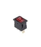 Intrerupator 3 pini ON-OFF rosu 16A 250V cu retinere