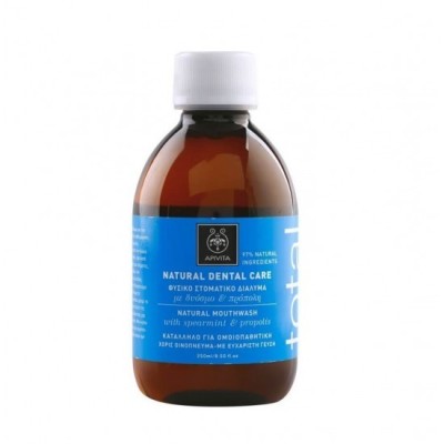 Apă de gură APIVITA Total Natural Dental Care cu propolis și mentă verde 250 ml foto