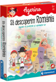 Joc educativ Agerino pentru copii, Sa descoperim Romania, puzzle 104 piese, 4-6 ani, Unisex