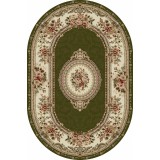 Covor Oval Model Lotos 571-310, Marime 60 x 110 cm, Bej, Crem, Inaltime Fir 8 mm, Antialergic, Polipropilena, Living, Dormitor, Sufragerie, Birou