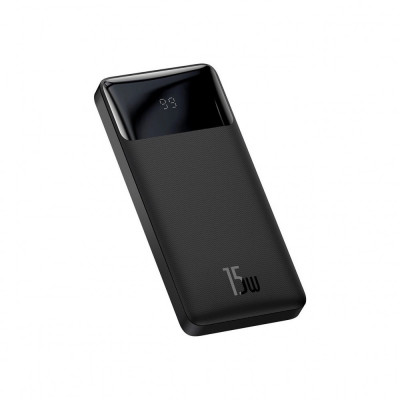 Baterie externa 10000mAh, 15W - Baseus Bipow Digital Display (PPBD050001) - Black foto