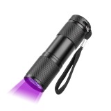 Lanterna profesionala UV 365 nm 9 LED-uri