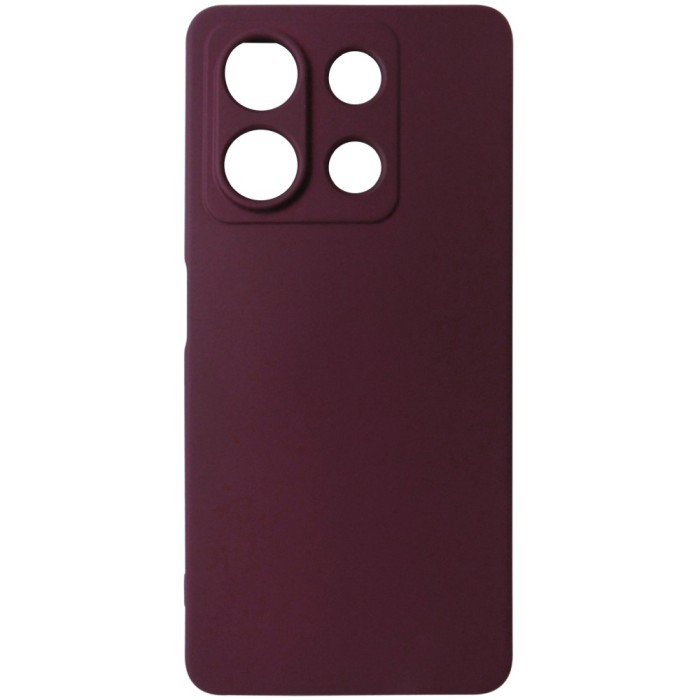 Husa silicon TPU Matte visiniu inchis pentru Xiaomi Redmi Note 13 5G