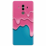 Husa silicon pentru Huawei Mate 10, Pink Liquid Dripping