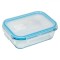 Caserolă Sticlă, Capacitate 0,65L, Capac Plastic, Rezistentă Temperatură -40░C p&acirc;nă la +400░C, Transparentă