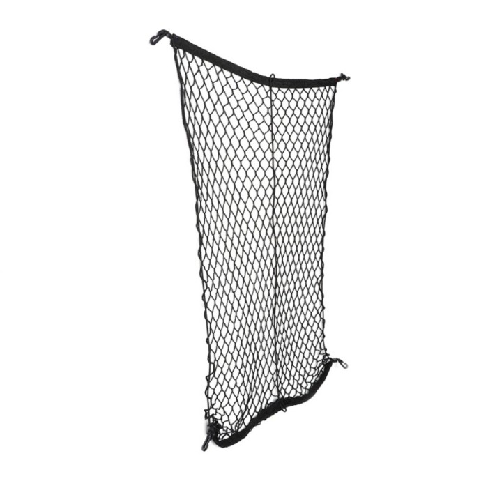 Organizator auto tip buzunar 2 in 1 CSD, depozitare si siguranta, plasa elastica, prindere tip clema pentru montare intre scaune, 30 cm x 30 cm, negru
