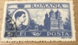 (FAV) Timbre Regele Mihai 5 lei Arges, Stampilat