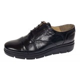 Cumpara ieftin Oferta marimea 36 Pantofi dama din piele naturala cu aspect sifonat Orto - LRUT2NDF