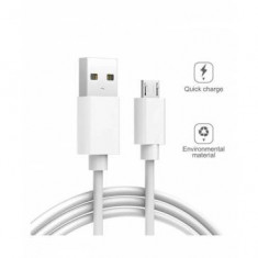 Cablu Date Xiaomi Fast Charge USB-A to microUSB Alb Original