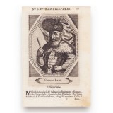 Mihai Viteazul, gravură &icirc;n cupru eronat identificată ca fiind George Basta, 1683
