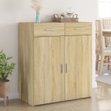 Gossi dulap, stejar sonoma, 80x42,5x93 cm, lemn prelucrat