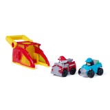 PATRULA CATELUSILOR SET FIGURINA MARSHALL SI VEHICUL CU LANSATOR