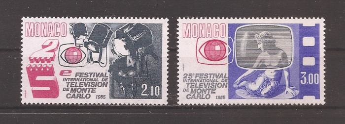 Monaco 1984 - Al 25-lea Festival Internațional de Televiziune, Monte Carlo, MNH