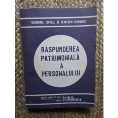 RASPUNDEREA PATRIMONIALA A PERSONALULUI AL. DETESAN