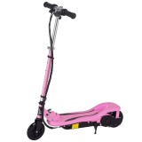 HOMCOM Scuter Electric Pliabil pentru Copii de 7-14 Ani M&aacute;x. 50 kg Scooter cu Viteză Max. 12 km/h &Icirc;nălțime Ajustabilă Buton Pornire și Fr&acirc;ne 75x36x82-
