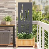 vidaXL Panou Decorativ de Grădină Antracit 50 x 140 cm