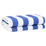 VidaXL Material de &icirc;nlocuire pentru marchiză Albastru și Alb 10x1.6 m